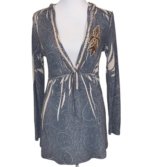 Spy Zone Exchange Embellished Sweater Tunic Sz Small (Sz 6 Wmns) - Picture 1 of 5